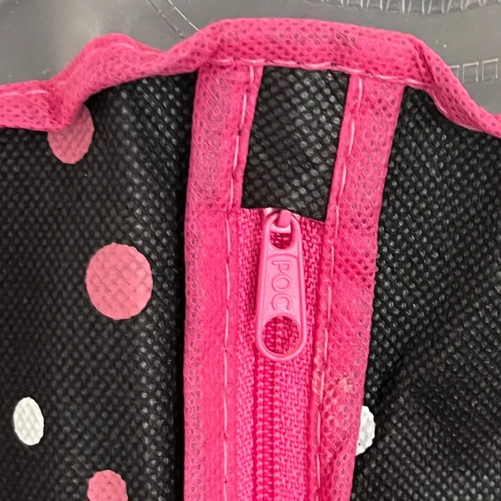Princess Paradise Garment Bag Black Pink‎ Polka Dot Dress Cover 60 Inch Travel